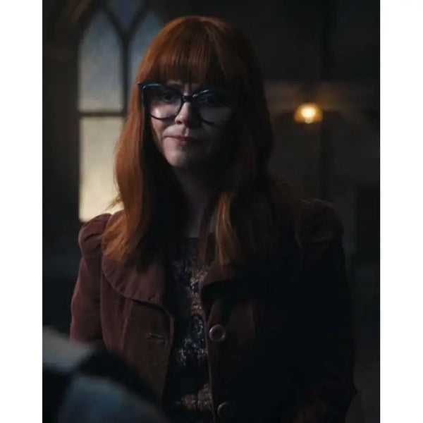 Wednesday Marilyn Thornhill Brown Jacket