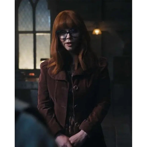 Wednesday Marilyn Thornhill Brown Jacket