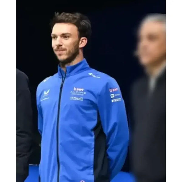 Pierre Gasly Dieppe Track Blue Jacket