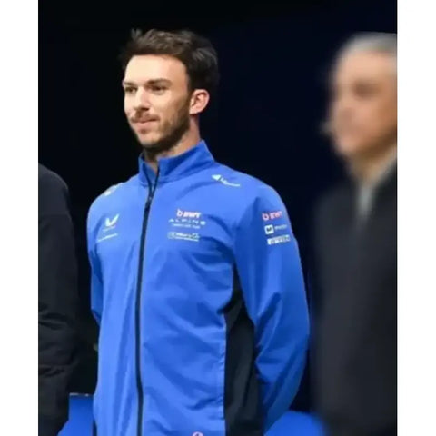 Pierre Gasly Dieppe Track Blue Jacket