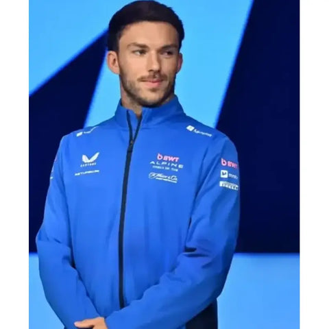 Pierre Gasly Dieppe Track Blue Jacket
