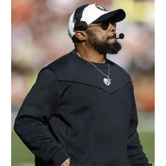 Mike Tomlin Steelers Black Sweatshirt