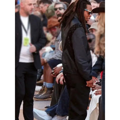 Paris Fashion Week 2025 Jay-Z Black Jacket