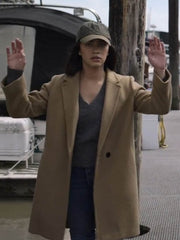 The Night Agent 2023 Luciane Buchanan Brown Coat