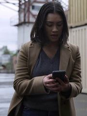 The Night Agent 2023 Luciane Buchanan Brown Coat