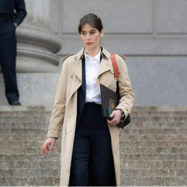 Alexandra Mullen Zero Day Gabardine Trench Coat