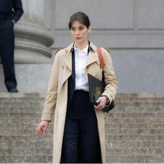 Alexandra Mullen Zero Day Gabardine Trench Coat