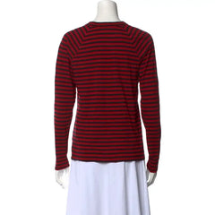 Alexandra Mullen Zero Day Striped Crewneck Top