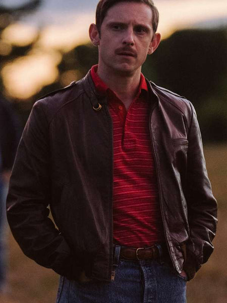 Jamie Bell All of Us Strangers Brown Leather Jacket
