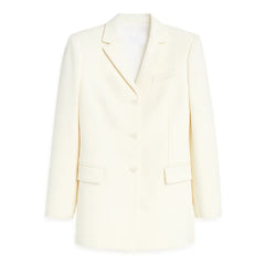 Paris Fashion Week Anne Curtis White Wool Blazer