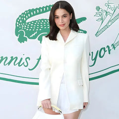 Paris Fashion Week Anne Curtis White Wool Blazer