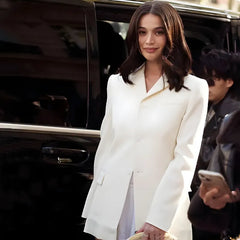 Paris Fashion Week Anne Curtis White Wool Blazer