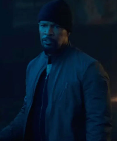 Jamie Foxx Back in Action 2025 Grey Jacket
