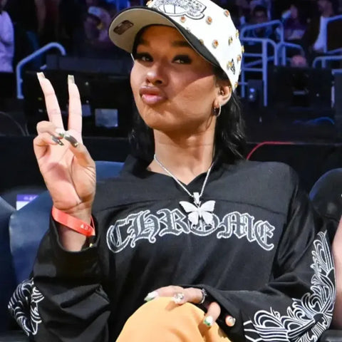 Jordan Chiles CHROME Basketball Black Jersey