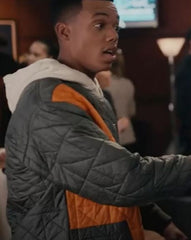 Jabari Banks Bel-air Quilted Bomber Jacket