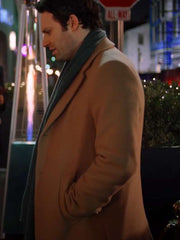 Jake Epstein Christmas in the Spotlight 2024 Brown Coat