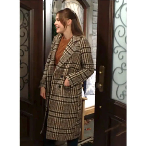 Claire Grace Newman The Young and the Restless Studded Coat