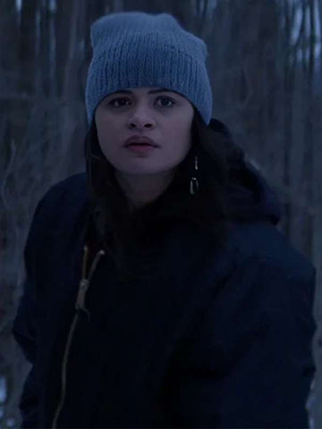 Melonie Diaz Cold Wallet Black Bomber Jacket