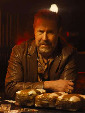 Paddy Considine Deep Cover Leather Blazer
