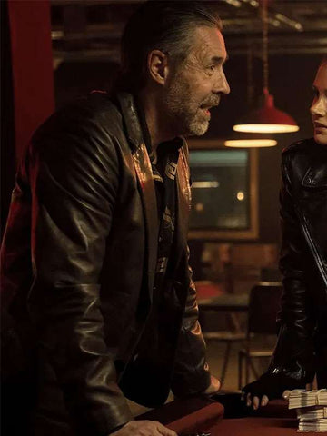 Paddy Considine Deep Cover Leather Blazer