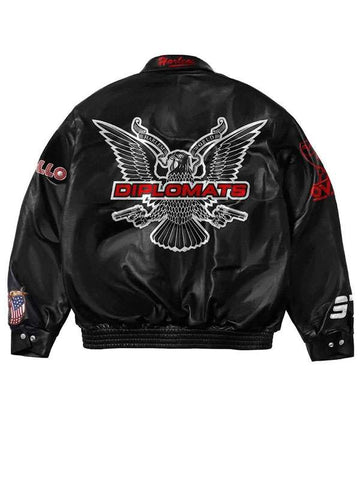 OVO Dipset Diplomats Leather Jacket