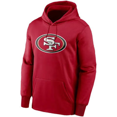 San Francisco Trent Williams Red Pullover Hoodie