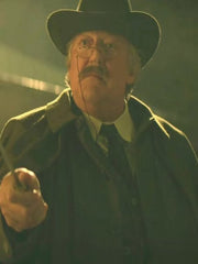 The Sandman 2022 Stephen Fry Green Trench Coat