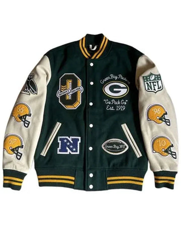 OVO Green Bay Packers Varsity Jacket