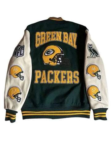 OVO Green Bay Packers Varsity Jacket