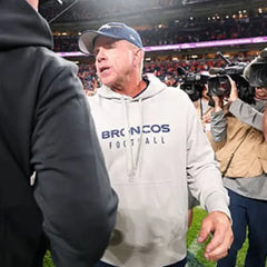 Sean Payton Denver Broncos Grey Hoodie