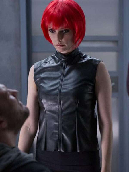 Juliette Silverton Grimm S05 Black Leather Vest