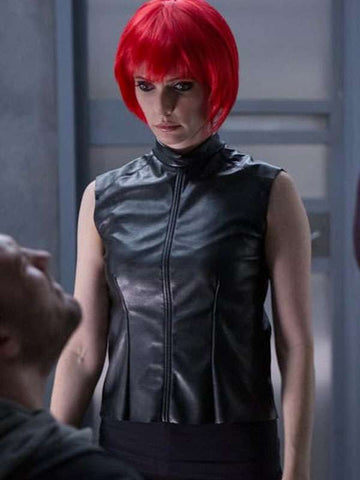 Juliette Silverton Grimm S05 Black Leather Vest