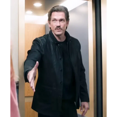 Steve Howey High Potential S02 Black Leather Jacket
