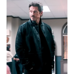 Steve Howey High Potential S02 Black Leather Jacket