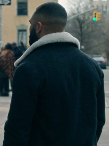 Ian Walker Harlem Black Shearling Jacket