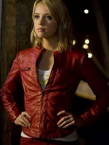 Imra Ardeen Smallville S08 Red Jacket