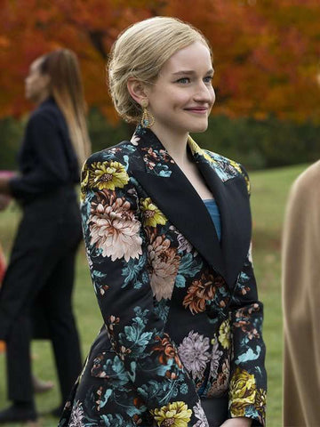 Inventing Anna Delvey Flower Coat