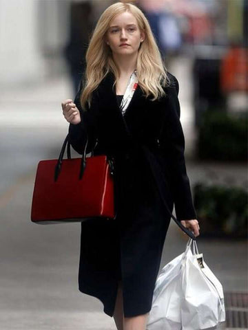 Inventing Anna Delvey Black Trench Coat