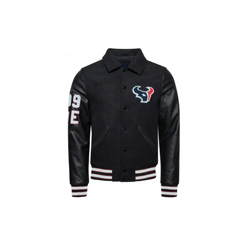 JJ Watt Houston Texans Black Varsity Jacket