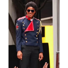 Jaafar Jackson Michael 2025 Blue Jacket