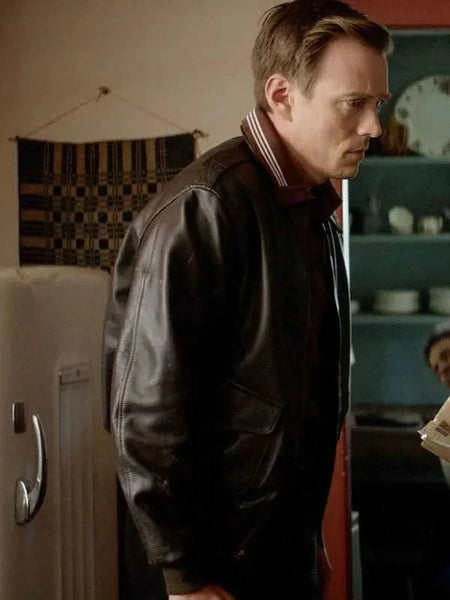 Jake Abel Fog of War 2025 Leather Jacket