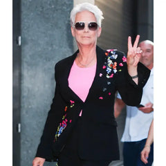 Jamie Lee Freakier Friday 2025 Black Floral Blazer