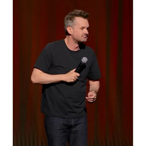 Jim Jefferies Two Limb Policy Black Shirt