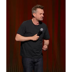 Jim Jefferies Two Limb Policy Black Shirt
