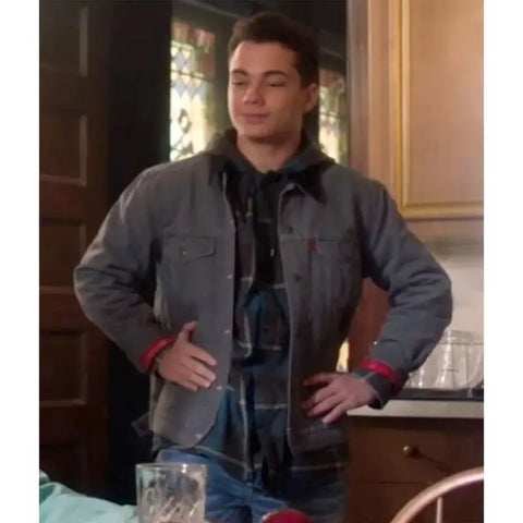 Josh Escayg Ghoster Grey Cotton Jacket