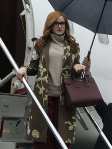 Julia Garner Inventing Anna Green Coat