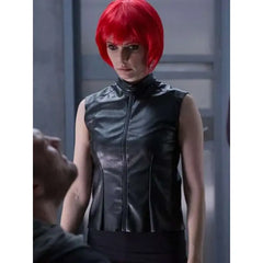 Juliette Silverton Grimm Black Leather Vest