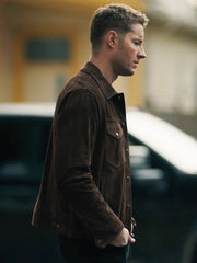 Tracker S01 Colter Shaw Brown Suede Leather Jacket