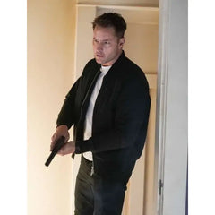 Justin Hartley Tracker S02 Black Bomber Jacket
