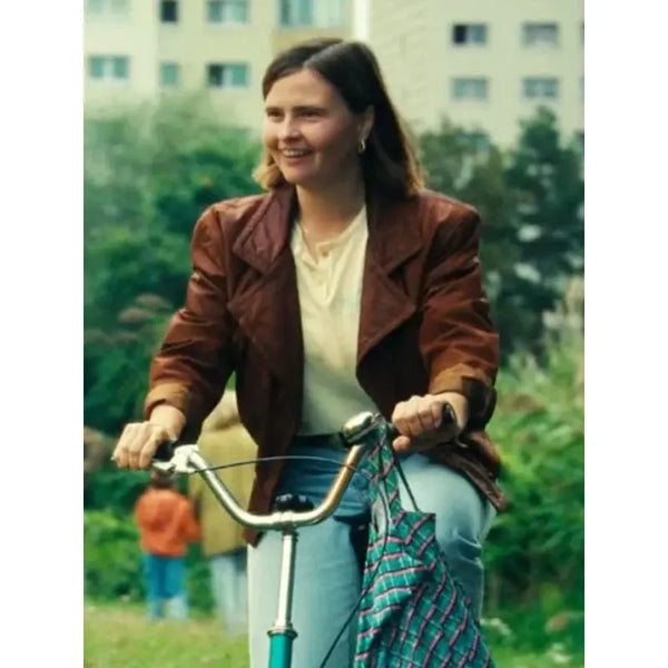 Jutta Zelinski Kleo S02 Brown Leather Jacket